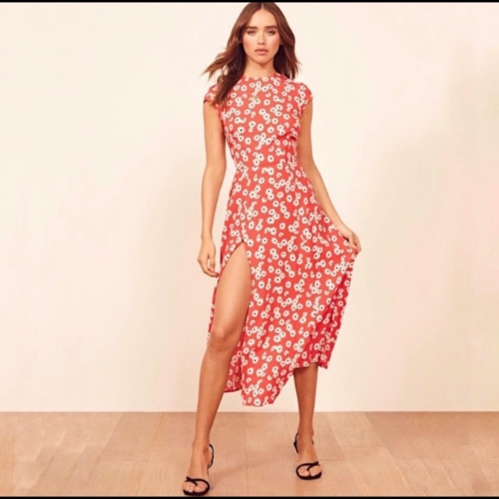 Reformation Gavin Midi Dress